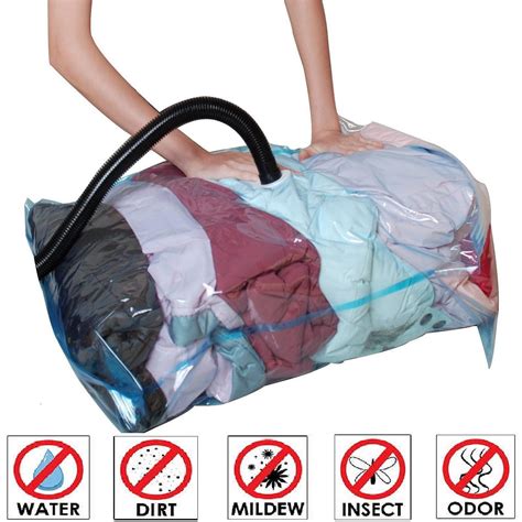 10 Pack Extra Large Size Space Saver Storage Vacuum Seal Plastic Bag 36"x28" Best for Closet ...