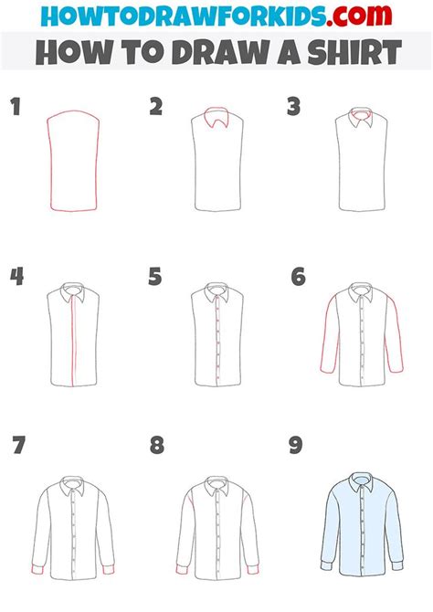 How to Draw a Shirt in 2024 | Fashion drawing sketches, Drawing clothes ...