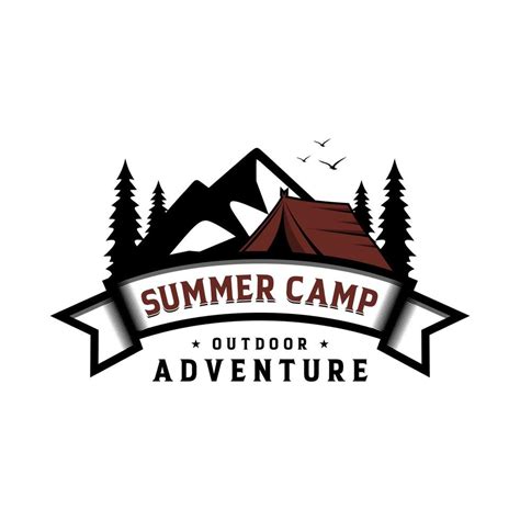 Vintage Summer Camp Logo Template 8210210 Vector Art at Vecteezy