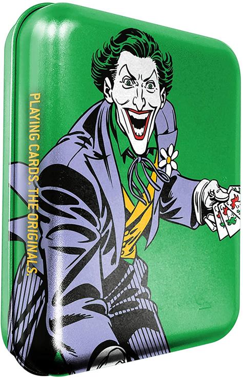 DC COMICS - The Joker - Playing Card Game Tin Box : ShopForGeek.com: Board game Cartamundi DC Comics