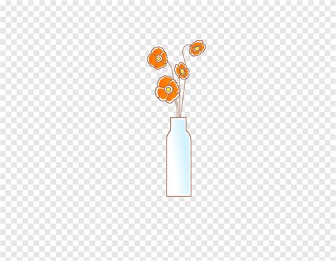 Vase Flower Icon, vase, orange, flower Vase png | PNGEgg