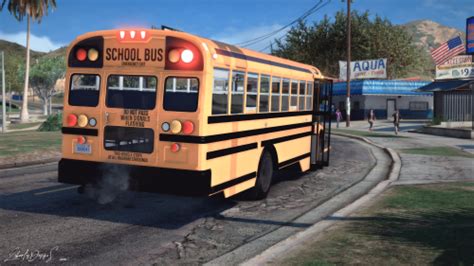 ELS 2015 Blue Bird School Bus | GTA 5 Mods