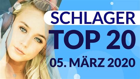 SCHLAGER CHARTS 2020 - Die TOP 20 vom 05. März - YouTube