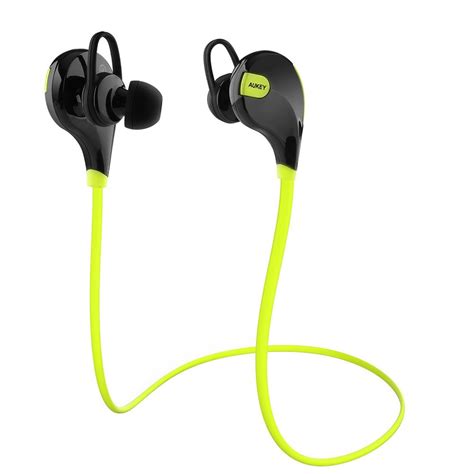 Aukey Bluetooth Headphones Sport Earbuds with Built-in Remote and Mic ...