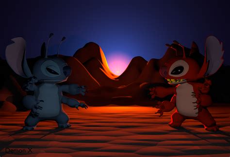 Stitch vs. Leroy by DemonXTartarus on DeviantArt