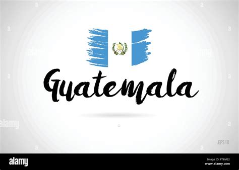 guatemala country flag concept with grunge design suitable for a logo icon design Stock Vector ...