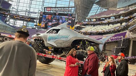 Monster Jam Freestyle | Megalodon - Todd LeDuc | US Bank Stadium ...