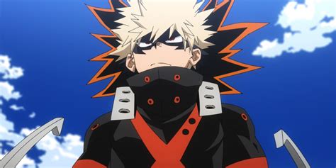 My Hero Academia World Heroes Mission Katsuki Bakugou Winter Cosplay Costume Bakugou Hero ...