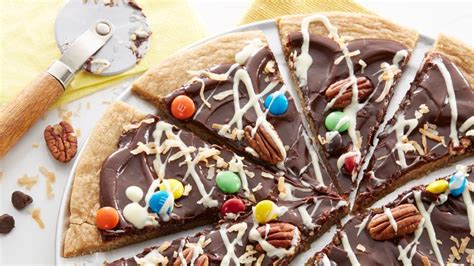 Chocolate Cookie Pizza Recipe - Tablespoon.com