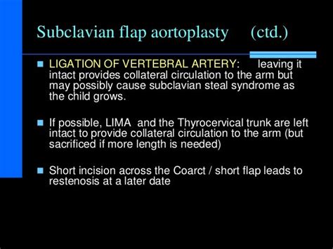 Coarctation of aorta