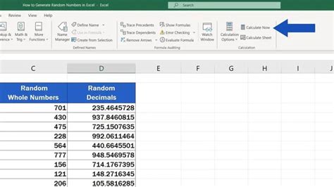 How To Do Random Decimal Numbers In Excel