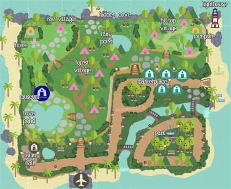 Animal Crossing New Horizons Map Design Ideas – CrossingCharm | Animal ...