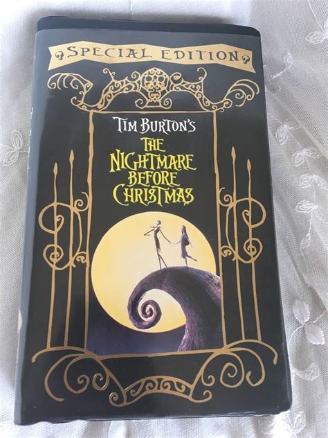 The Nightmare Before Christmas VHS Special Edition Tim Burton Movie Animated