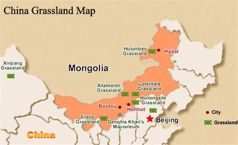 Inner Mongolia Map: Inner Mongolia China Map, Inner Mongolia Travel Map