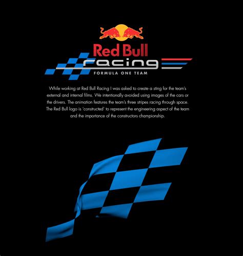 Red Bull Racing Animation Sting on Behance