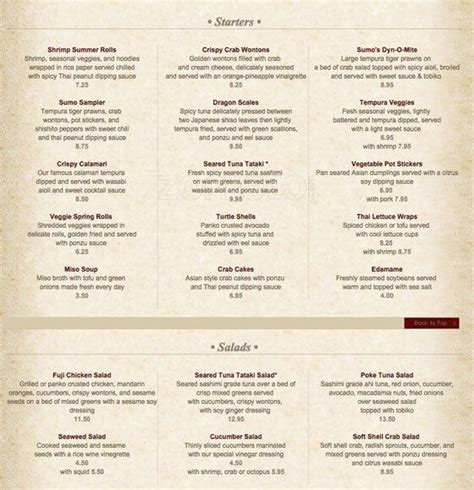 Happy Sumo Menu, Menu for Happy Sumo, Broomfield, Denver - Urbanspoon ...