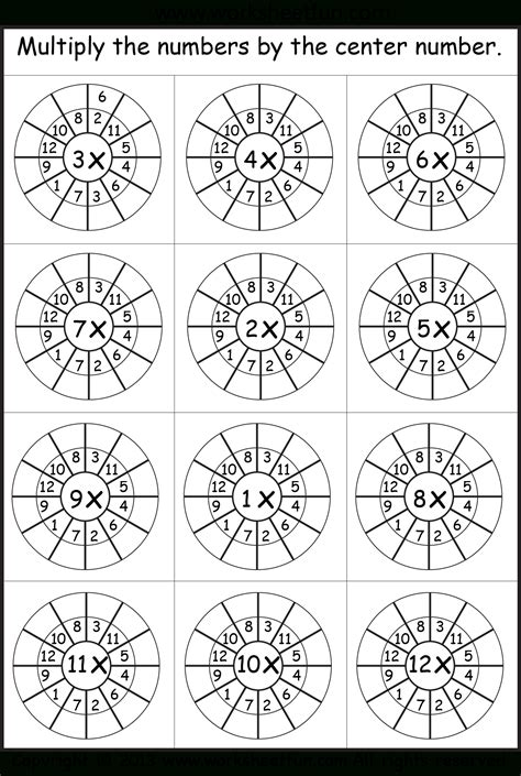 multiplication wheels multiplication multiplication wheel math crafts ...