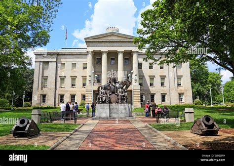 Raleigh, North Carolina. State Capitol, downtown Stock Photo - Alamy