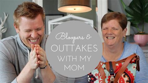 Bloopers & Outtakes With My Mom! - YouTube