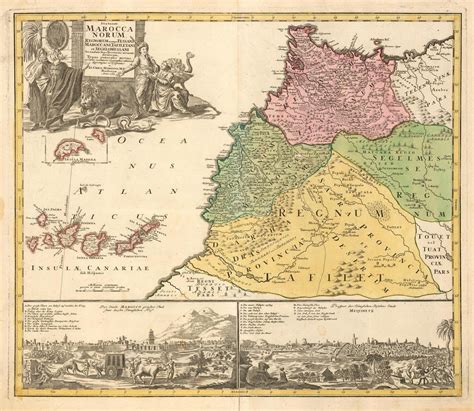 Old Map of Morocco 1728 Rare Map Antique Fine - Etsy