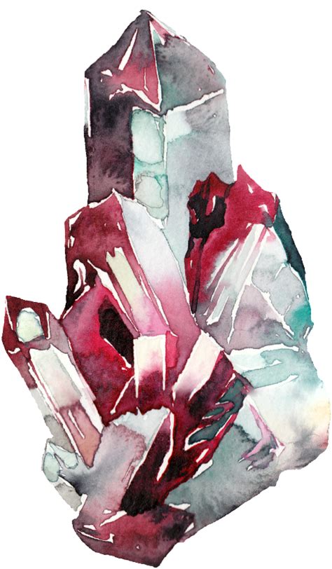 Download Creative Ice Crystal Transparent Material Watercolor - Crystal ...