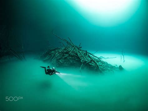 Cenote Angelita (Angelita means little angel) is a deep water sinkhole and dive site. There is a ...