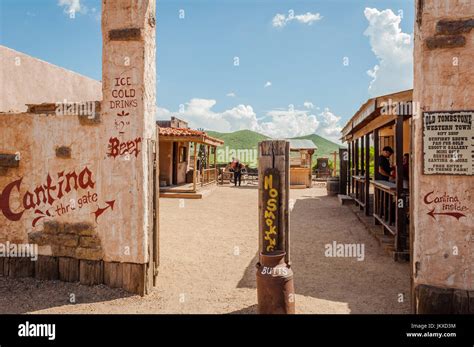 Entry to wild west theme park Tombstone Arizona Stock Photo - Alamy