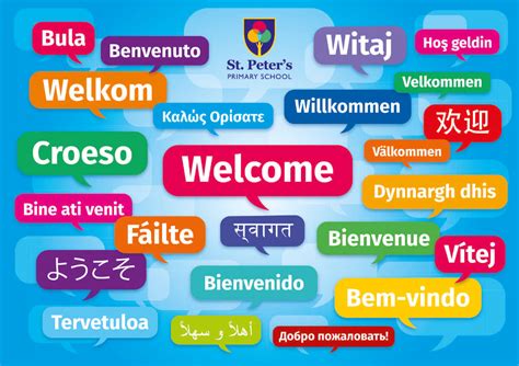 Welcome Sign In Different Languages