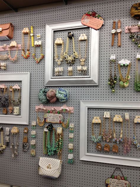 Our new addition- peg board jewelry display #jewellerydisplay | Jewelry ...