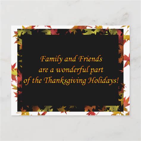 Thanksgiving - Family and Friends Cards | Zazzle