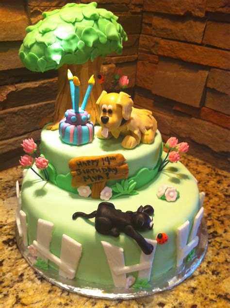 Dog and cat cake for a Birthday | Patricia | Flickr