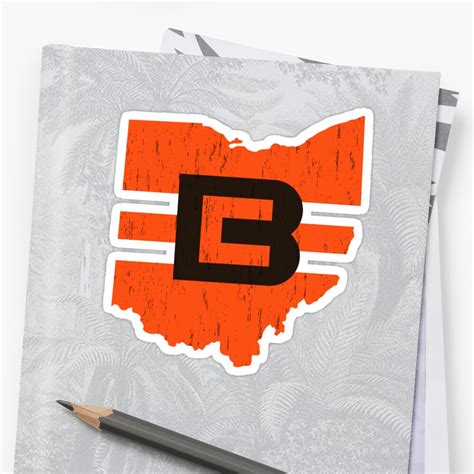 "Cleveland Browns Dawg Pound" Stickers by CMGMarketing | Redbubble