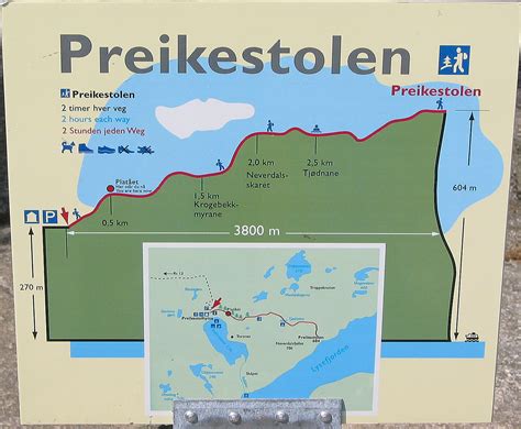 Preikestolen Map