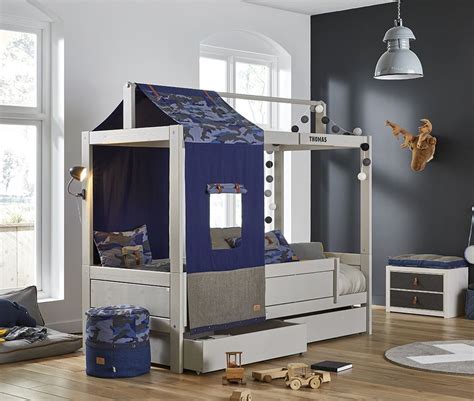 Cool-Blue-Camo-Bed-with-Underbed-Drawers-Grey-Kids-Lifetime-Kidsrooms-Boys-Children-Bedroom-Beds ...