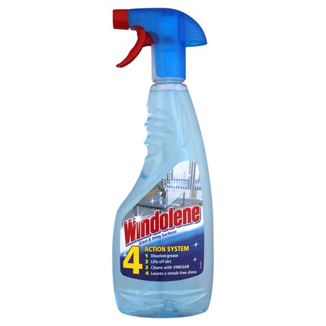 Windolene 4 Action Window Cleaner Spray, 500 ml | Departments | DIY at B&Q