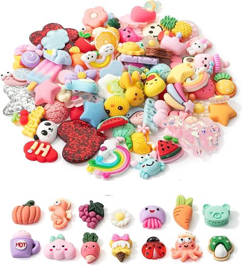 Mr. Pen- Slime Charms, 100 pcs, Resin Charms, Charms for Slime, Cute ...