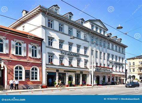 Heidelberg, Germany - Old Building of Hotel Called `Hotel Bayrischer Hof` at Town Square Called ...