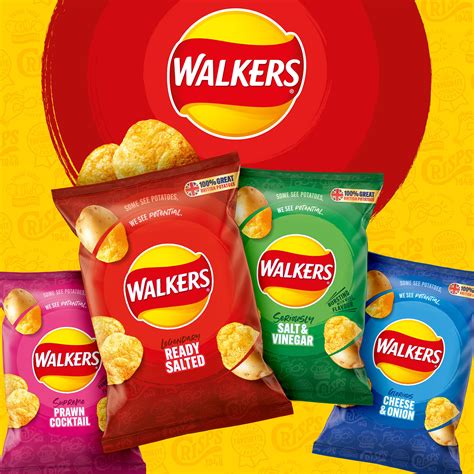 Buy Walkers Snack Foods Classic Variety Multipack Crisps, 24 x 25g ...