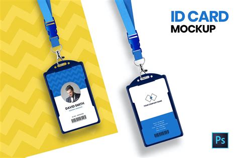 40+ Outstanding ID Card Holder Mockup Templates | Decolore.Net