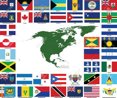 North America flags World Country Flags, Flags Of The World, Countries ...