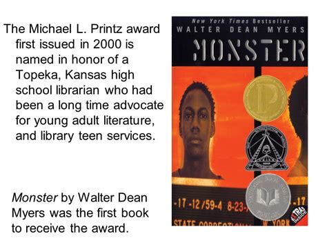 Monster walter dean myers awards - greeox