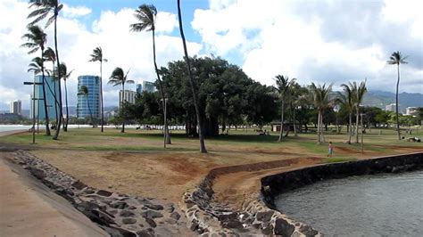 Magic Island Ala Moana Beach Park Honolulu Oahu Hawaii (July 2012) - YouTube