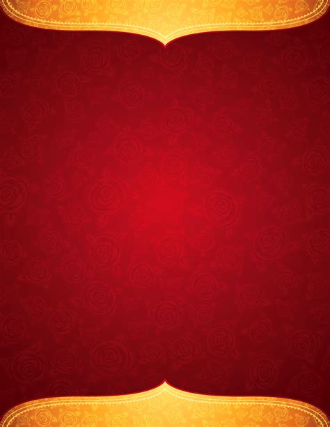 Red and Yellow Background with Roses | Gallery Yopriceville - High ...