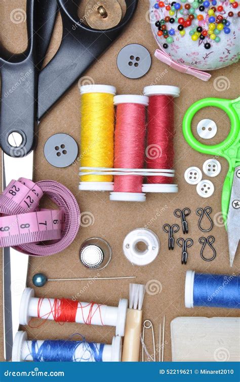 Sewing kit tailor s tools stock image. Image of clothing - 52219621