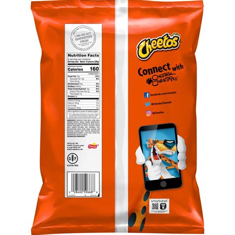 Hot Cheetos Puffs Nutrition Facts