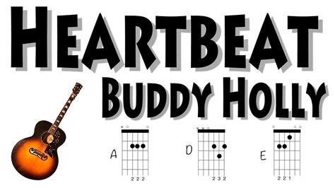 Heartbeat Buddy Holly Guitar Chords - YouTube