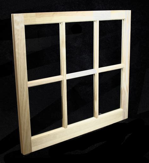 31-5/16 x 29 Natural Pine Barn Sash Window (BSW3129)