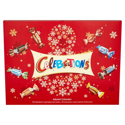 Celebrations Chocolate Christmas Advent Calendar 230g | Chocolate Boxes ...