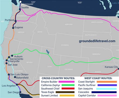 Amtrak Map and Route Guide | Grounded Life Travel