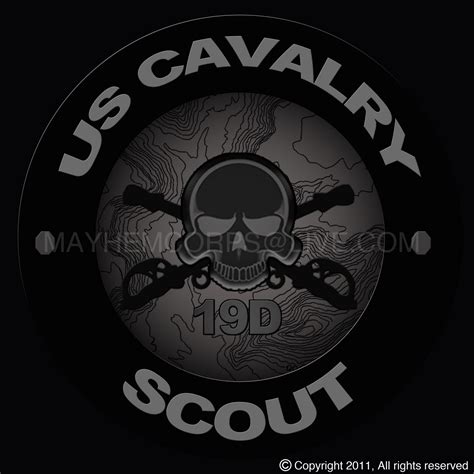 MAYHEM CORPS DESIGN: MCD "US CAV SCOUT BLACKSKULL"